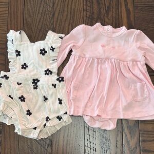 💖🌸💖Set of Two 0-3 Month Baby Girl One Pieces🌸💖🌸